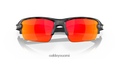 Oakley flak 2.0 (low bridge fit) musta camo kokoelma prizm rubiinilinssit, musta camo-kehys silmälasit 2T48V4869