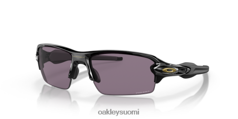 Oakley flak 2.0 (low bridge fit) primin harmaat linssit, kiillotettu musta kehys silmälasit 2T48V4873