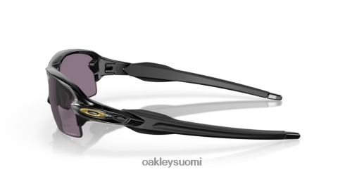 Oakley flak 2.0 (low bridge fit) primin harmaat linssit, kiillotettu musta kehys silmälasit 2T48V4873