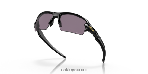 Oakley flak 2.0 (low bridge fit) primin harmaat linssit, kiillotettu musta kehys silmälasit 2T48V4873