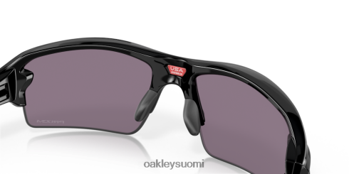 Oakley flak 2.0 (low bridge fit) primin harmaat linssit, kiillotettu musta kehys silmälasit 2T48V4873