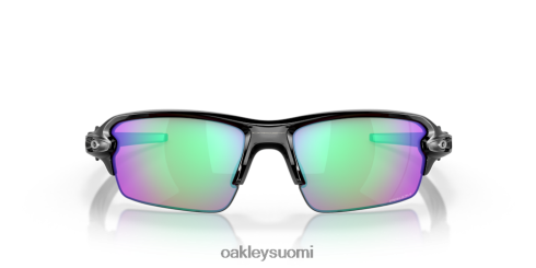 Oakley flak 2.0 (low bridge fit) prizm golflinssit, kiillotettu musta kehys silmälasit 2T48V4863