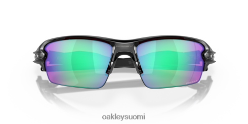 Oakley flak 2.0 (low bridge fit) prizm golflinssit, kiillotettu musta kehys silmälasit 2T48V4863