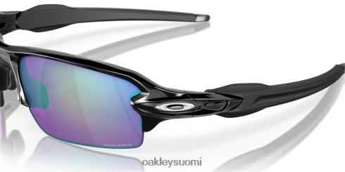 Oakley flak 2.0 (low bridge fit) prizm golflinssit, kiillotettu musta kehys silmälasit 2T48V4863