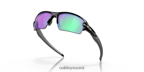 Oakley flak 2.0 (low bridge fit) prizm golflinssit, kiillotettu musta mustekehys silmälasit 2T48V4861