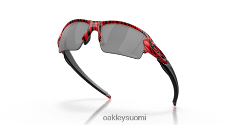 Oakley flak 2.0 (low bridge fit) red tiger prim mustat linssit, punainen tiikerikehys silmälasit 2T48V4877