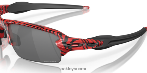 Oakley flak 2.0 (low bridge fit) red tiger prim mustat linssit, punainen tiikerikehys silmälasit 2T48V4877