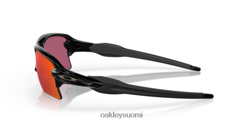Oakley flak 2.0 xl joukkuevärit prizm field linssit, kiillotettu musta kehys silmälasit 2T48V4136