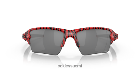 Oakley flak 2,0 xl punainen tiikeri prim mustat linssit, punainen tiikerikehys silmälasit 2T48V4242