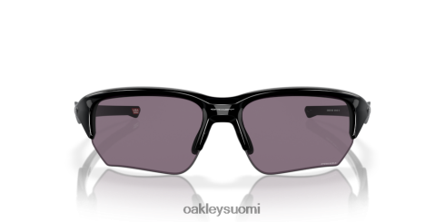 Oakley flak beta (low bridge fit) primin harmaat linssit, kiillotettu musta kehys silmälasit 2T48V4926