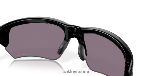 Oakley flak beta (low bridge fit) primin harmaat linssit, kiillotettu musta kehys silmälasit 2T48V4926