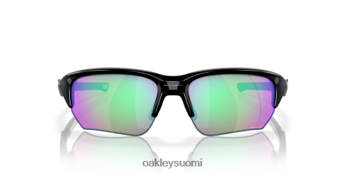 Oakley flak beta (low bridge fit) prizm golflinssit, kiillotettu musta kehys silmälasit 2T48V4922