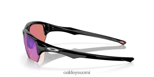 Oakley flak beta (low bridge fit) prizm golflinssit, kiillotettu musta kehys silmälasit 2T48V4922