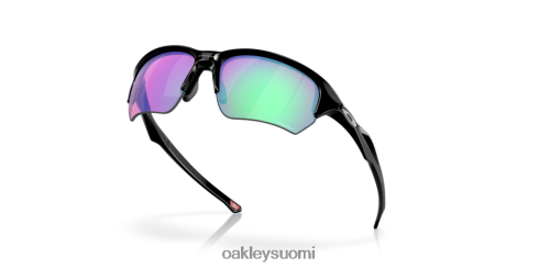 Oakley flak beta (low bridge fit) prizm golflinssit, kiillotettu musta kehys silmälasit 2T48V4922