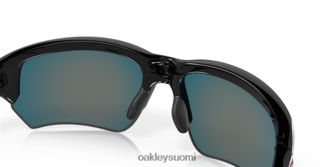 Oakley flak beta rubiiniiridium polarisoidut linssit, kiillotettu musta kehys silmälasit 2T48V4310
