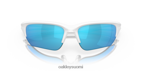 Oakley flak beta safiiri iridium linssit, matta valkoinen kehys silmälasit 2T48V4311