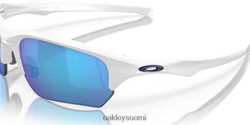 Oakley flak beta safiiri iridium linssit, matta valkoinen kehys silmälasit 2T48V4311