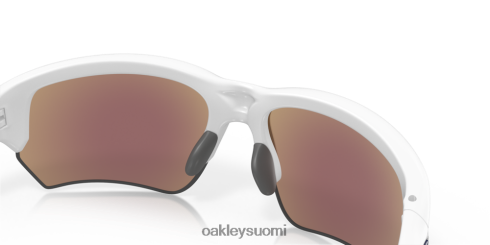 Oakley flak beta safiiri iridium linssit, matta valkoinen kehys silmälasit 2T48V4311