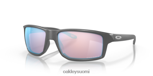 Oakley gibston prizm lumisafiirilinssit, teräsrunko silmälasit 2T48V4390