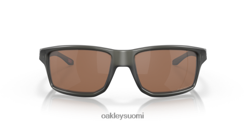 Oakley gibston prizm volframipolarisoidut linssit, mattaharmaa savukehys silmälasit 2T48V4393