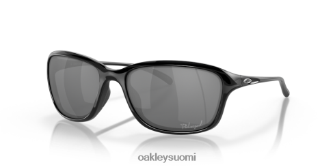 Oakley hän on pysäyttämätön mustat iridiumpolarisoidut linssit, kiillotettu musta kehys silmälasit 2T48V4357