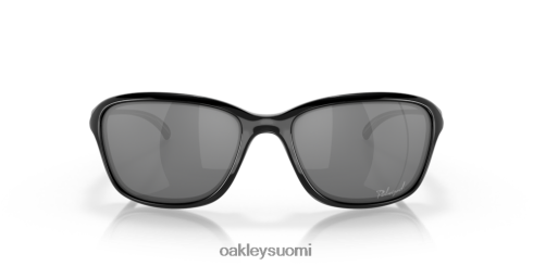 Oakley hän on pysäyttämätön mustat iridiumpolarisoidut linssit, kiillotettu musta kehys silmälasit 2T48V4357