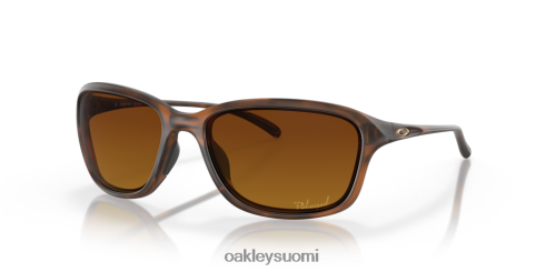 Oakley hän on pysäyttämätön ruskeat gradienttipolarisoidut linssit, mattaruskea kilpikonnarunko silmälasit 2T48V4355