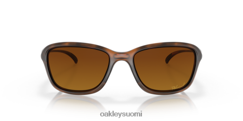 Oakley hän on pysäyttämätön ruskeat gradienttipolarisoidut linssit, mattaruskea kilpikonnarunko silmälasit 2T48V4355