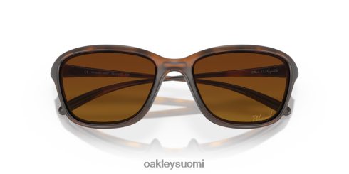 Oakley hän on pysäyttämätön ruskeat gradienttipolarisoidut linssit, mattaruskea kilpikonnarunko silmälasit 2T48V4355