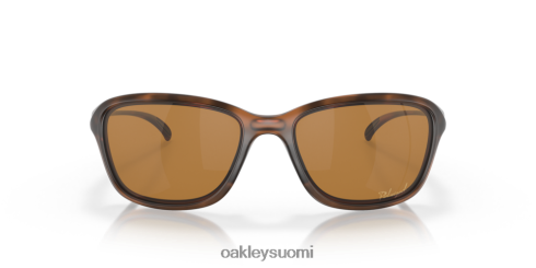 Oakley hän on pysäyttämätön volframi iridium polarisoidut linssit, mattaruskea kilpikonnarunko silmälasit 2T48V4356