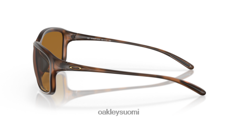 Oakley hän on pysäyttämätön volframi iridium polarisoidut linssit, mattaruskea kilpikonnarunko silmälasit 2T48V4356