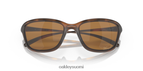 Oakley hän on pysäyttämätön volframi iridium polarisoidut linssit, mattaruskea kilpikonnarunko silmälasit 2T48V4356