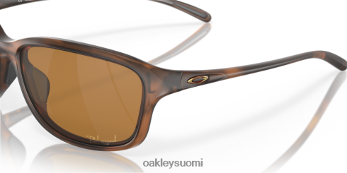 Oakley hän on pysäyttämätön volframi iridium polarisoidut linssit, mattaruskea kilpikonnarunko silmälasit 2T48V4356