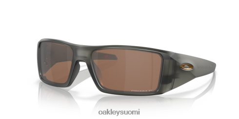 Oakley heliostaatti prizm volframipolarisoidut linssit, mattaharmaa savukehys silmälasit 2T48V4757