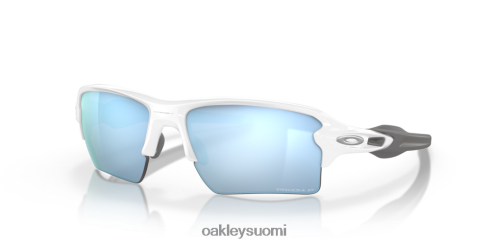 Oakley hiutale 2,0 xl Prim syvän veden polarisoidut linssit, kiillotettu valkoinen kehys silmälasit 2T48V4133
