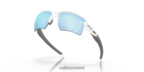 Oakley hiutale 2,0 xl Prim syvän veden polarisoidut linssit, kiillotettu valkoinen kehys silmälasit 2T48V4133