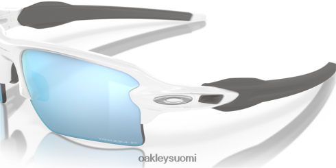Oakley hiutale 2,0 xl Prim syvän veden polarisoidut linssit, kiillotettu valkoinen kehys silmälasit 2T48V4133