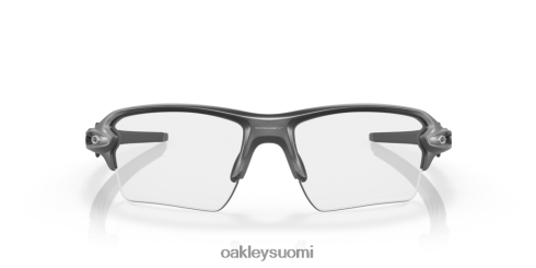 Oakley hiutale 2,0 xl kirkkaasta mustaan ​​iridium fotokromaattiset linssit, teräsrunko silmälasit 2T48V4128