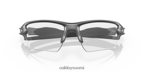 Oakley hiutale 2,0 xl kirkkaasta mustaan ​​iridium fotokromaattiset linssit, teräsrunko silmälasit 2T48V4128