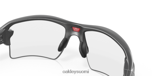 Oakley hiutale 2,0 xl kirkkaasta mustaan ​​iridium fotokromaattiset linssit, teräsrunko silmälasit 2T48V4128