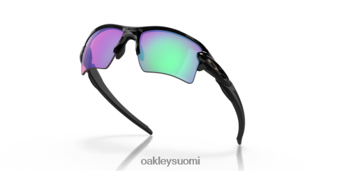 Oakley hiutale 2,0 xl prizm golflinssit, kiillotettu musta kehys silmälasit 2T48V4127
