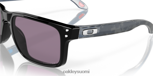 Oakley holbrook korkearesoluutioinen kokoelma primin harmaat linssit, kiillotettu musta kehys silmälasit 2T48V4624