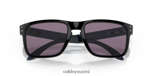 Oakley holbrook (low bridge fit) korkearesoluutioinen kokoelma primin harmaat linssit, kiillotettu musta kehys silmälasit 2T48V4803