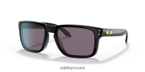 Oakley holbrook (matalan sillan istuvuus) primin harmaat linssit, kiillotettu musta kehys silmälasit 2T48V4795