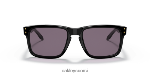 Oakley holbrook (matalan sillan istuvuus) primin harmaat linssit, kiillotettu musta kehys silmälasit 2T48V4795