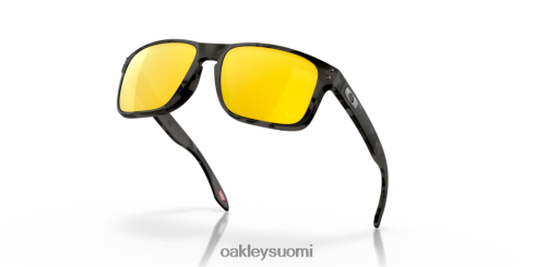 Oakley holbrook motogp kokoelma prizm 24k polarisoidut linssit, mattamusta kilpikonnarunko silmälasit 2T48V4635
