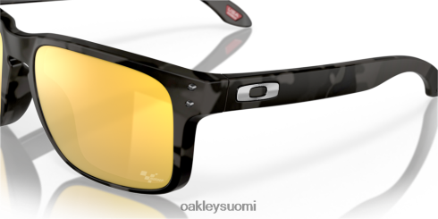 Oakley holbrook motogp kokoelma prizm 24k polarisoidut linssit, mattamusta kilpikonnarunko silmälasit 2T48V4635