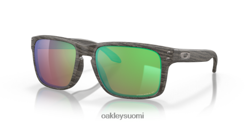 Oakley holbrook woodgrain kokoelma prizm matalan veden polarisoidut linssit, puusyistä kehys silmälasit 2T48V465