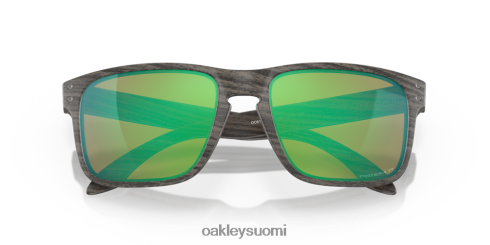 Oakley holbrook woodgrain kokoelma prizm matalan veden polarisoidut linssit, puusyistä kehys silmälasit 2T48V465