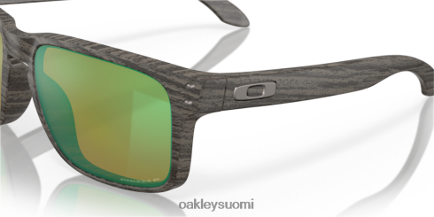 Oakley holbrook woodgrain kokoelma prizm matalan veden polarisoidut linssit, puusyistä kehys silmälasit 2T48V465